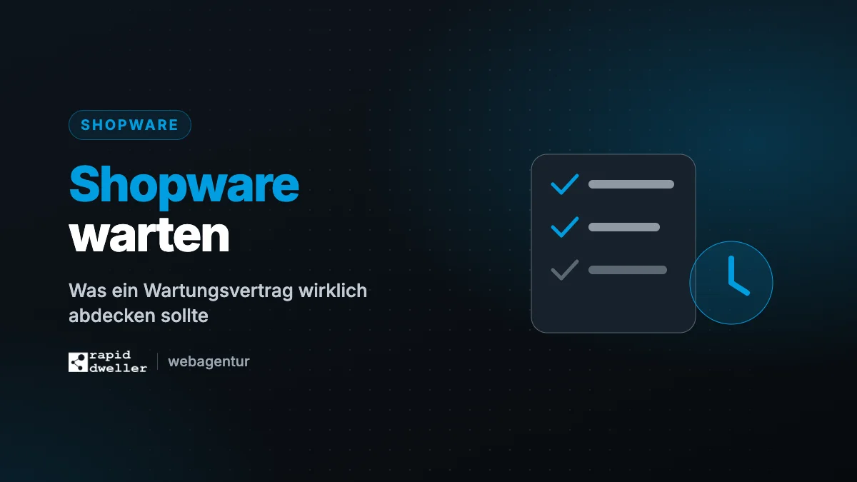 Shopware Wartung und Support