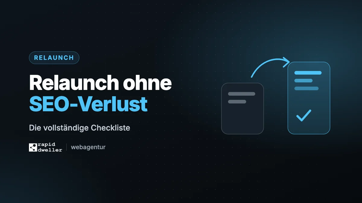 Website Relaunch ohne SEO-Verlust